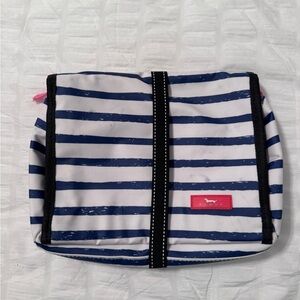 Scout Blue and White Striped Toiletry Bag